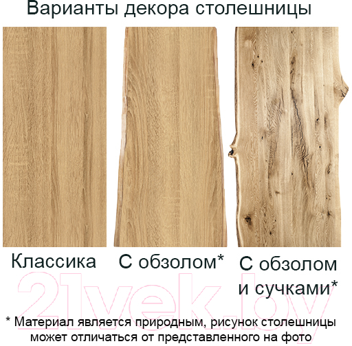 Обеденный стол Buro7 Грасхопер Классика 180x80x75 (дуб беленый/белый) — фото 5