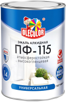Эмаль Olecolor ПФ-115 (1.8кг, шоколадный) - 
