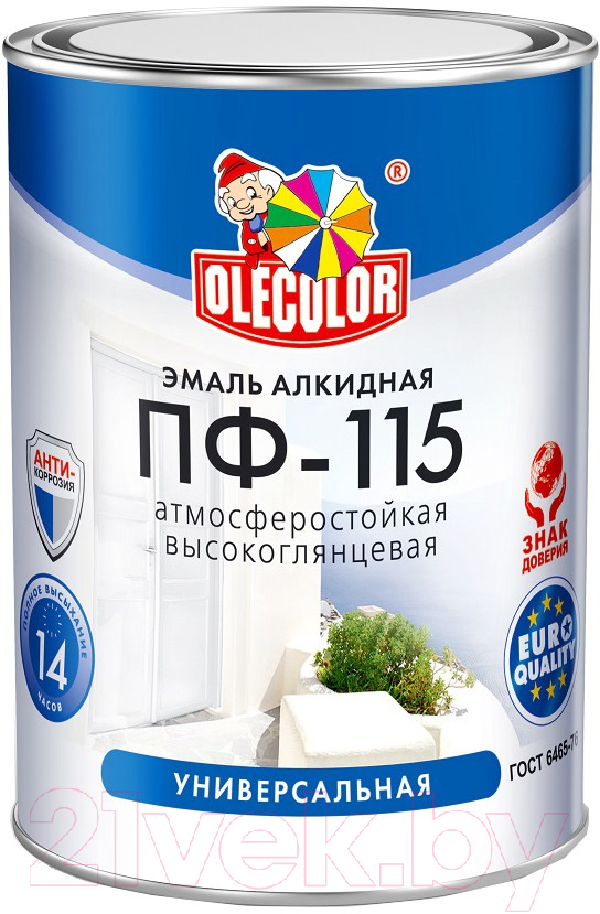 Эмаль Olecolor ПФ-115 (1.8кг, бежевый)