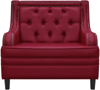 Кресло мягкое Brioli Чикаго (L16/вишневый) - 
