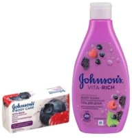 

Набор косметики для тела Johnson's, Body Care Vita Rich Восстанавливающий гель для душа+мыло
