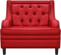 Кресло мягкое Brioli Чикаго (L19/красный) - 