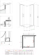 Миниатюра изображения товара Душевой уголок Deante KYС 642K + KTC 042B