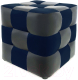 Пуф Brioli Рубик (L20-L18/серый/синий) - 