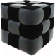 Пуф Brioli Рубик (L22-L20/черно-серый) - 