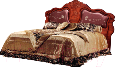 Двуспальная кровать Мебель-КМК 1600 Мелани 2 0434.6-02.1 (орех донской/орех экко)