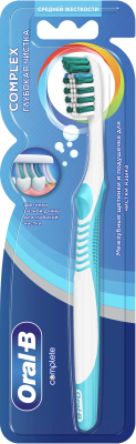 Зубная щетка Oral-B Комплекс глубокая чистка 40 средняя (1шт)