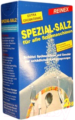 Соль для посудомоечных машин Reinex Spezial-Salz (2кг)
