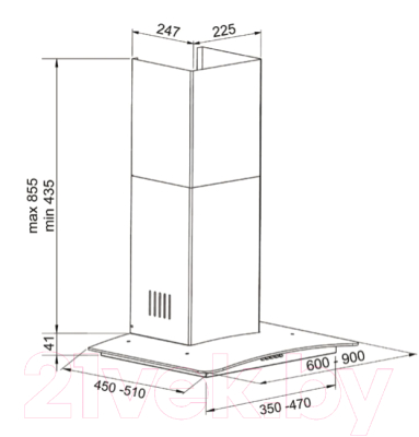 Вытяжка купольная Schaub Lorenz SLD DE6704