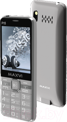 Мобильный телефон Maxvi P15 (серый)