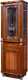 Шкаф с витриной Мебель-КМК 2Д1Я Баккара 0441.8 правый (орех экко) - 