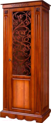 Шкаф с витриной Мебель-КМК 1Д Амелия 0435.11 правый (орех экко)