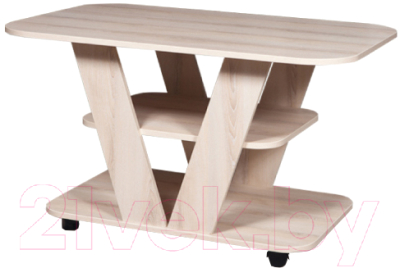 Журнальный столик Мебель-КМК №5 0421 (дуб атлант)