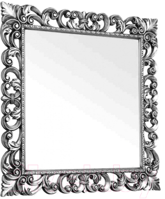 Зеркало Мебель-КМК Искушение 2 0459.8 (белый/серебристый)