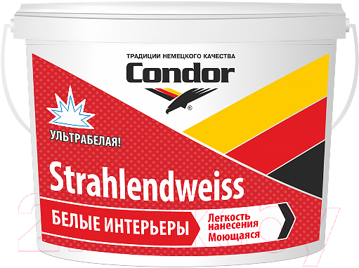 Краска CONDOR Strahlendweiss (15кг)