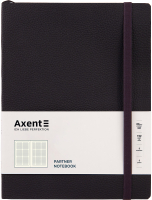 Записная книжка Axent Partner Soft L / 8615-01 (черный) - 