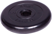 Диск для штанги MB Barbell Atlet d51мм 1.25кг (черный) - 