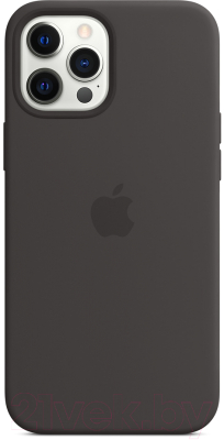 Чехол-накладка Apple Silicone Case With MagSafe для iPhone 12 Pro Max / MHLG3 (черный)