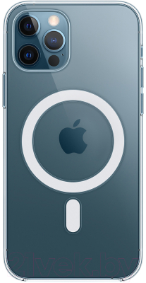 Чехол-накладка Apple Clear Case With MagSafe для iPhone 12/12Pro / MHLM3