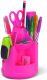 Органайзер настольный Erich Krause Mini Desk, Neon Solid / 53227 (розовый) - 