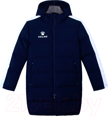 Куртка детская Kelme Padding Jacket Kids / 3883406-424 (р.160, темно-синий)