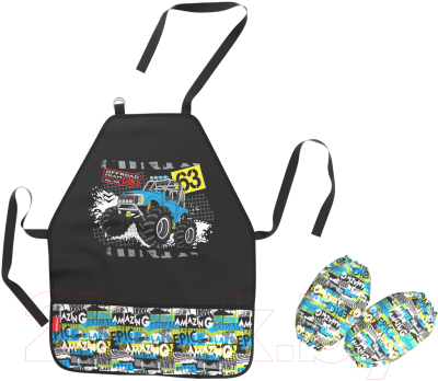 Изображение товара Фартук для творчества Erich Krause Track Сar / 48586