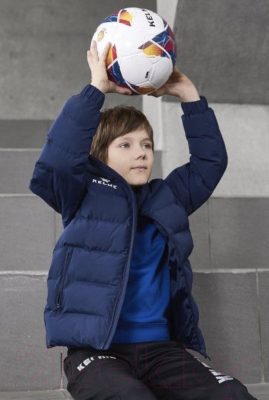 Куртка детская Kelme Padding Jacket Kid / 3893421-416 (р.160, темно-синий)