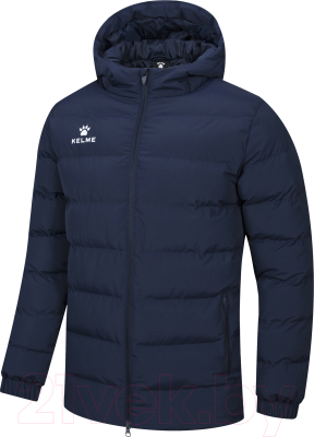 Куртка Kelme Hooded Short Cotton Coat / 3891421-416 (XS, темно-синий)