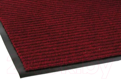 Коврик грязезащитный Kovroff Стандарт ребристый 50x80 / 20210 (черный/красный)