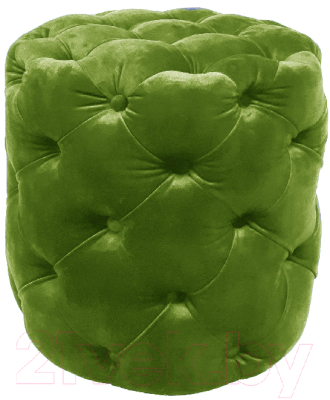 Пуф Brioli Цилиндр с пиковкой (B26/зеленый)