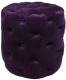 Пуф Brioli Цилиндр с пиковкой (B40/фиолетовый) - 