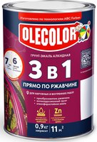 Грунт-эмаль Olecolor По ржавчине (900г, черный) - 