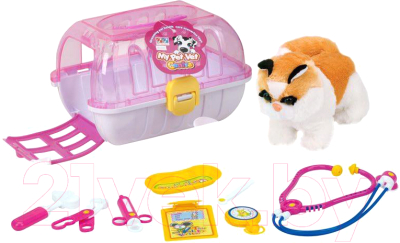 

Мягкая игрушка Hualian Toys, Собачка с переносным домиком / 218
