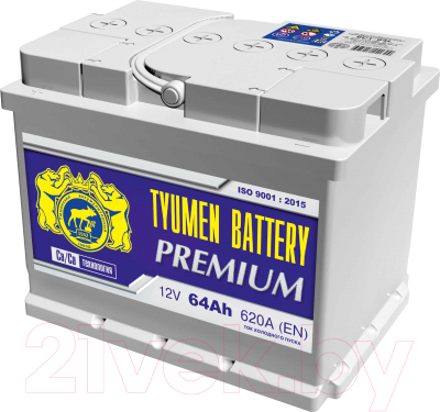 Автомобильный аккумулятор Tyumen Battery Battery Premium L+ / 6СТ-64пп Pr (64 А/ч)