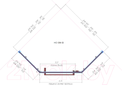 Купить Душевой уголок RGW HO-084 / 350608400-11 в Барановичах