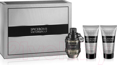 

Парфюмерный набор Viktor&Rolf, Spicebomb Туалетная вода+Крем для бритья+Бальзам после бритья