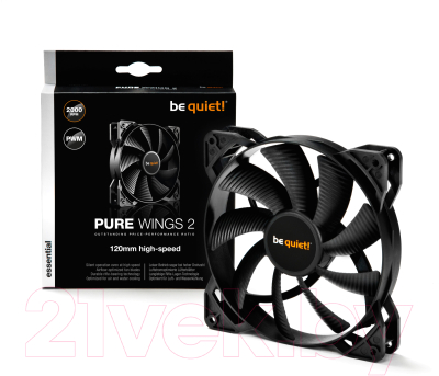 Вентилятор для корпуса Be quiet! Pure Wings 2 120mm High-Speed (BL080)