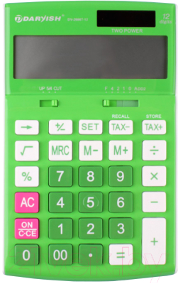 Калькулятор Darvish DV-2666T-12N (зеленый)