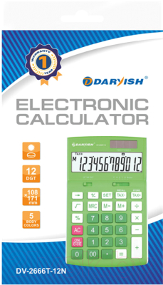 Калькулятор Darvish DV-2666T-12N (зеленый)