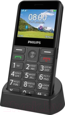 Мобильный телефон Philips Xenium E207 (черный)
