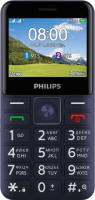 Мобильный телефон Philips Xenium E207 (синий) - 