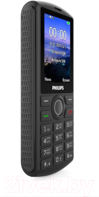 Мобильный телефон Philips Xenium E218 (темно-серый)
