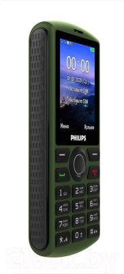 Мобильный телефон Philips Xenium E218 (зеленый)