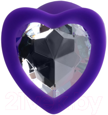 Пробка интимная ToyFa ToDo Diamond Heart 357024 (фиолетовый)