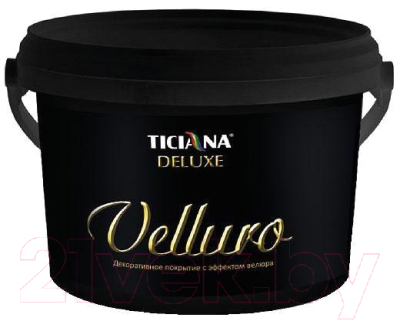 Защитно-декоративный состав Ticiana Deluxe Velluro (4л, soft silver)