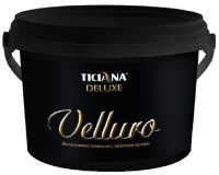 Защитно-декоративный состав Ticiana Deluxe Velluro (2.2л, серебристый) - 