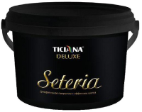 Защитно-декоративный состав Ticiana Deluxe Seteria (2.2л, золотой жемчуг) - 