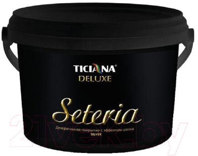Защитно-декоративный состав Ticiana Deluxe Seteria (2.2л, серебристый)