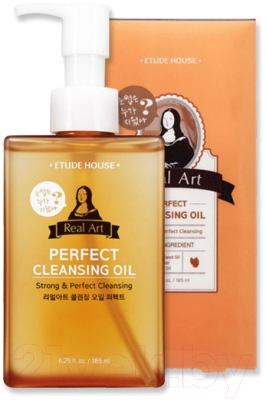 Гидрофильное масло Etude House Интенсивное очищающее Real Art Perfect Cleansing Oil (185мл)