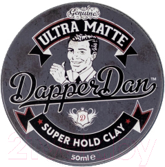 Глина для укладки волос DapperDan Ultra Matt Clay UM02 (50мл)